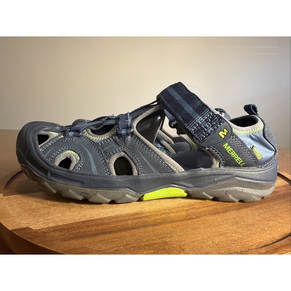 Merrell Hydro Hiker Sandal Youth Size 6 Navy Blue Fisherman Trail Shoes MY53375